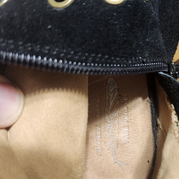 Jeffrey Campbell Black Lace-Up Boots - Picture 7 of 11